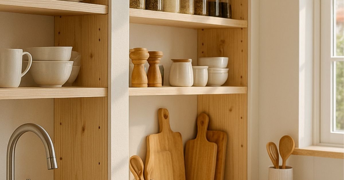 How to Build Kitchen Storage Shelves