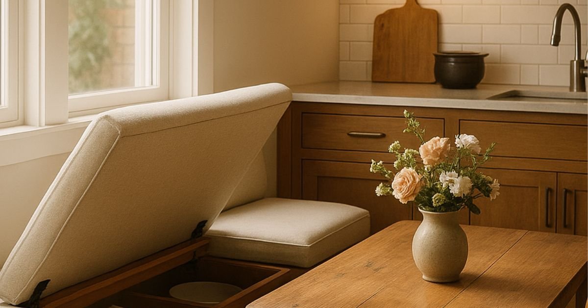 How to Build a Kitchen Bench Seating with Storage