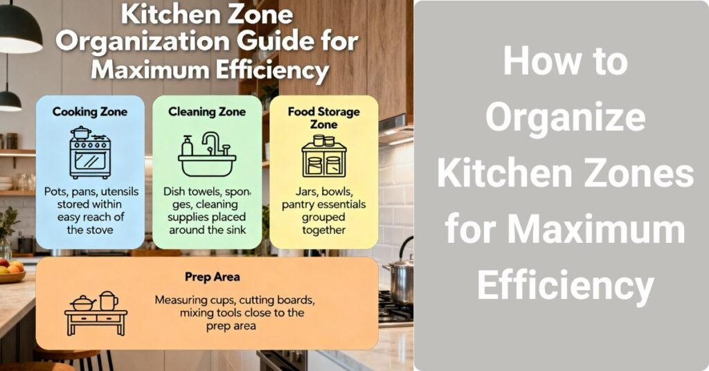 How to Organize Kitchen Zones for Maximum Efficiency