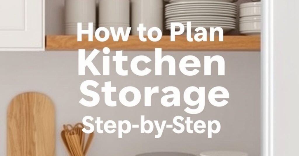 How to Plan Kitchen Storage Step by Step