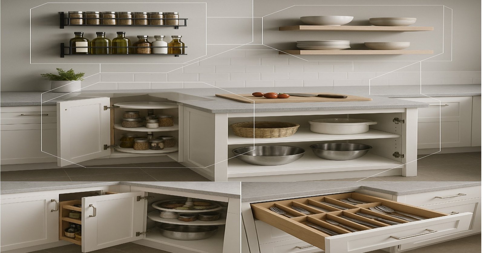 how to maximize kitchen storage