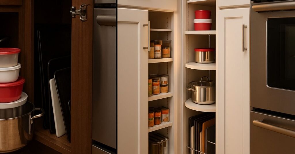 How can I make the most of awkward spaces in my kitchen