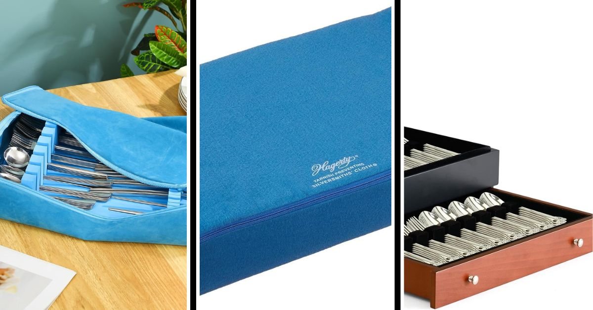 Anti Tarnish Silverware Drawer Inserts