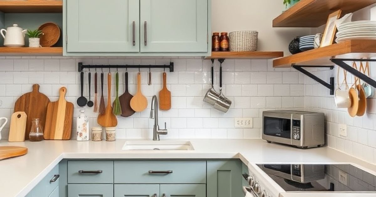 how to maximize storage space in a small kitchen