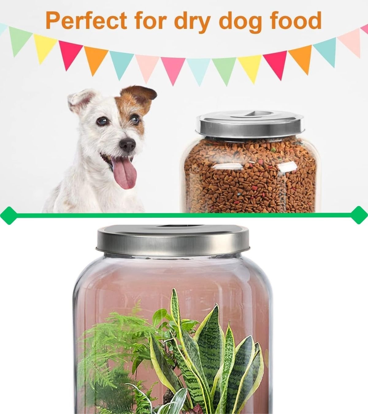 large glass food storage containers