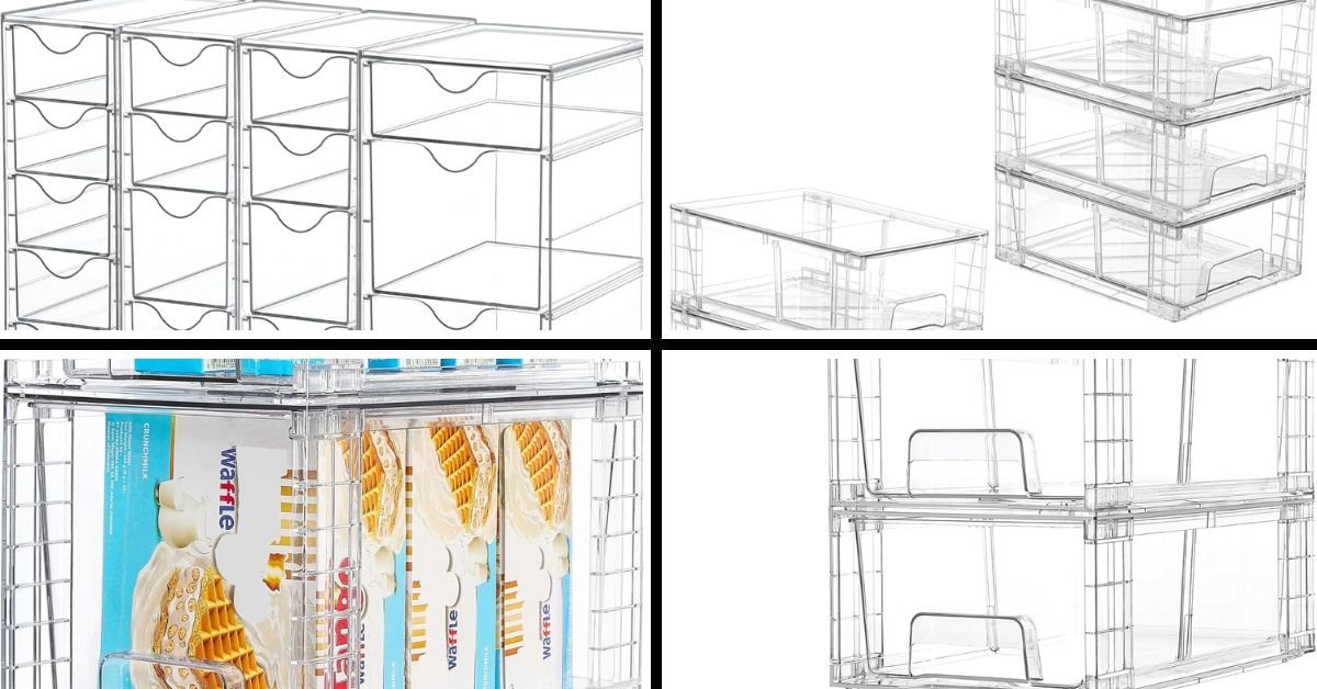 plastic storage bins with dividers