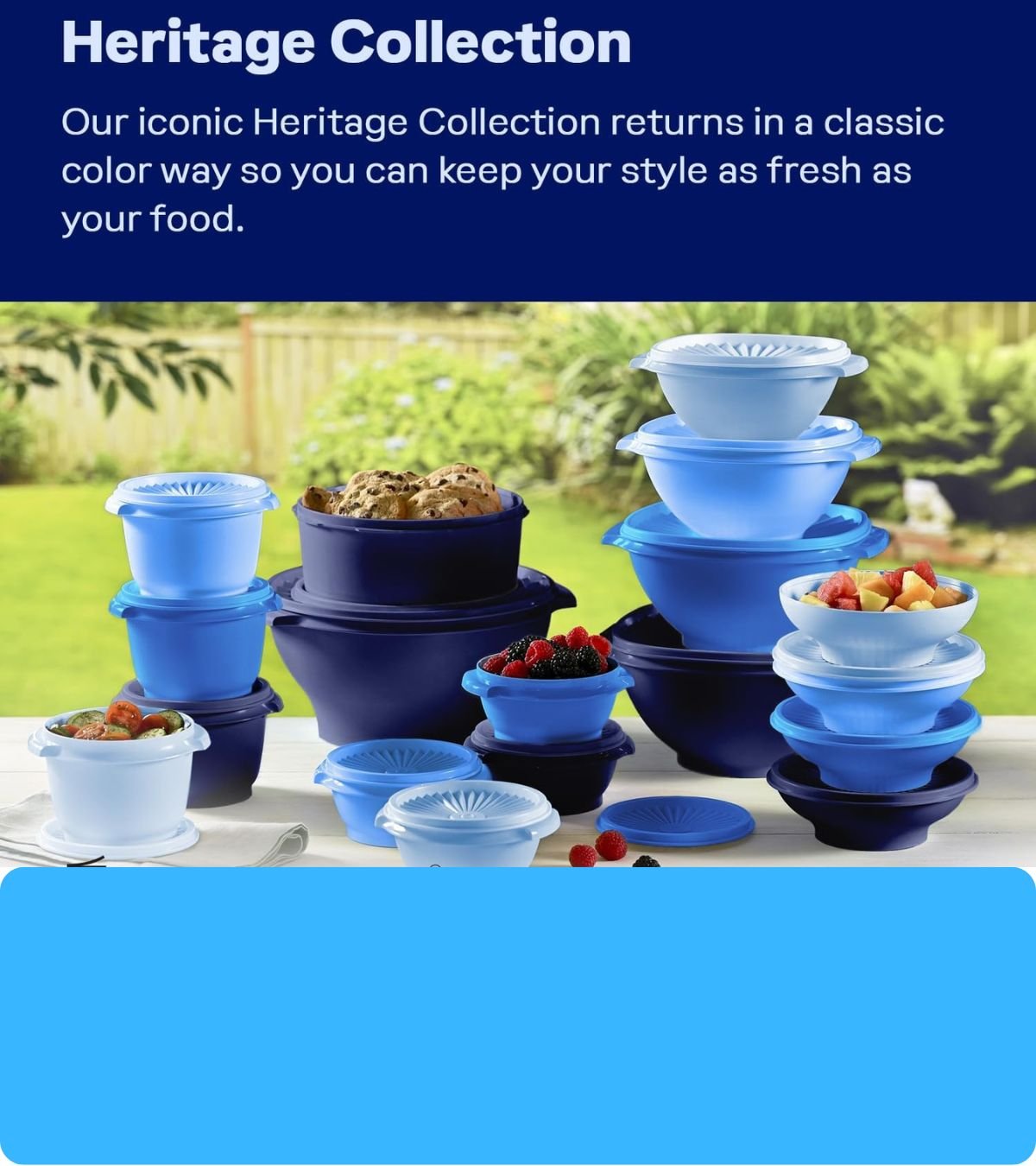 tupperware heritage collection 36 piece set